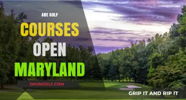 Maryland Golf Courses: Current Openings and Operational Updates