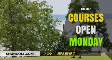 Are Golf Courses Open on Mondays? Find Out Here!