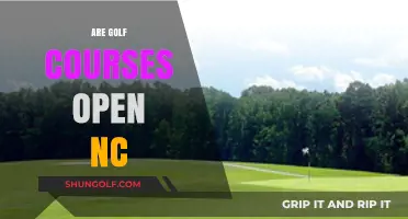 NC Golf Courses Open: Current Status and Updates for Players