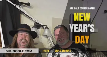 Teeing Off 2024: Are Golf Courses Open New Year's Day?