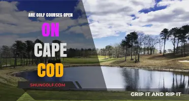 Cape Cod Golf Courses: Are They Open for Play?