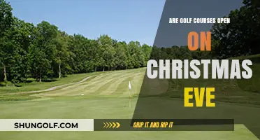 Are Golf Courses Open on Christmas Eve? Find Out Here!