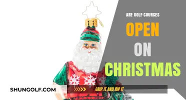 Are Golf Courses Open on Christmas? Holiday Tee Time Guide