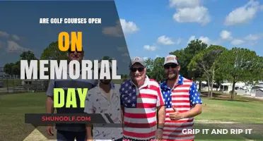 Memorial Day Golf: Are Courses Open for Play?