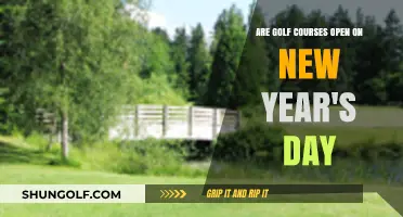 Are Golf Courses Open on New Year's Day? Find Out Here