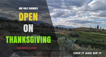 Are Golf Courses Open on Thanksgiving? Holiday Tee Time Guide