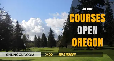 Oregon Golf Courses: Current Open Status and Updates