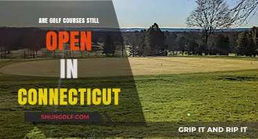 Connecticut Golf Courses: Open or Closed? Current Status Update