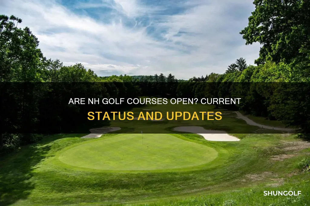 are golf courses still open in nh