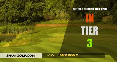 Golf Courses in Tier 3: Are They Still Open for Play?