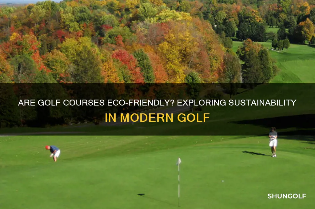 are golf courses sustainable