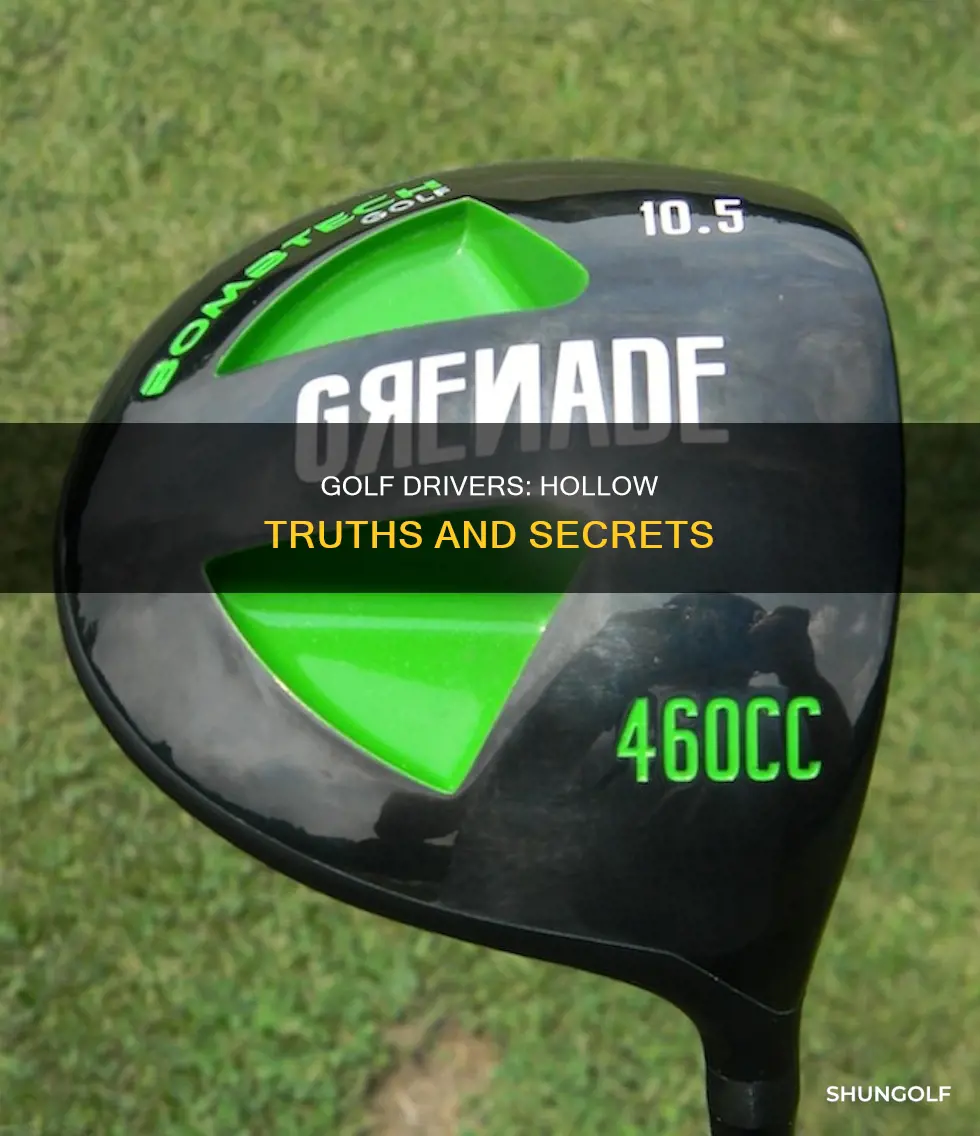 are golf drivers hollow