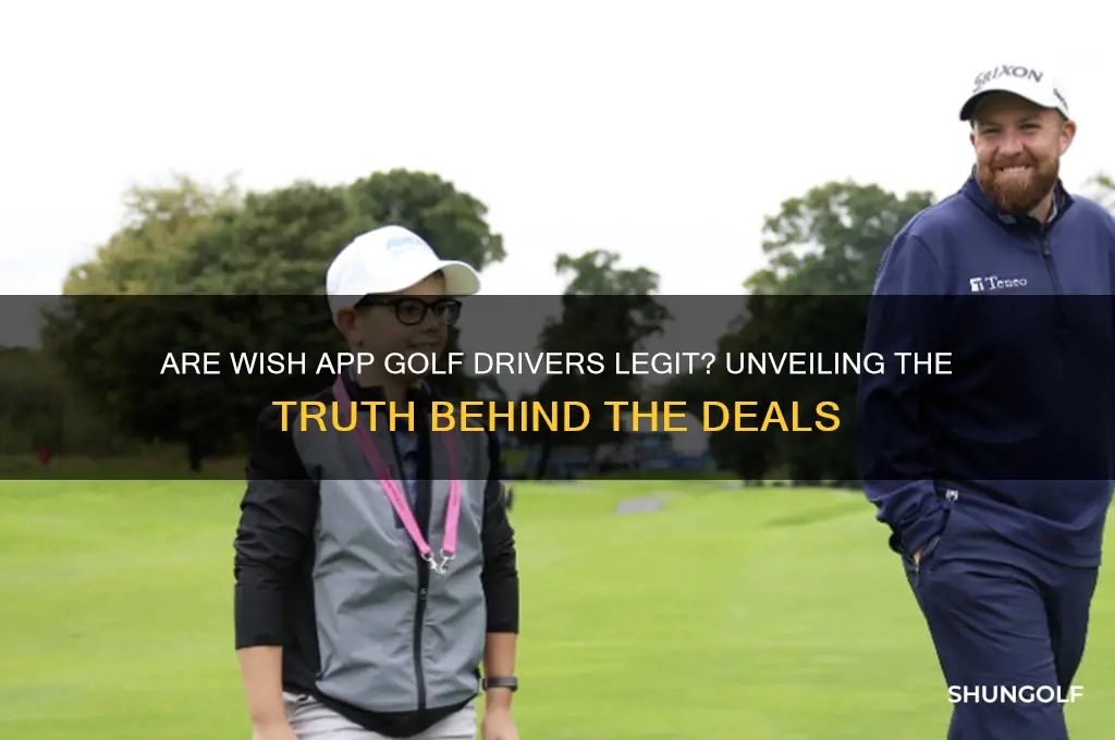 are golf drivers off wish app real