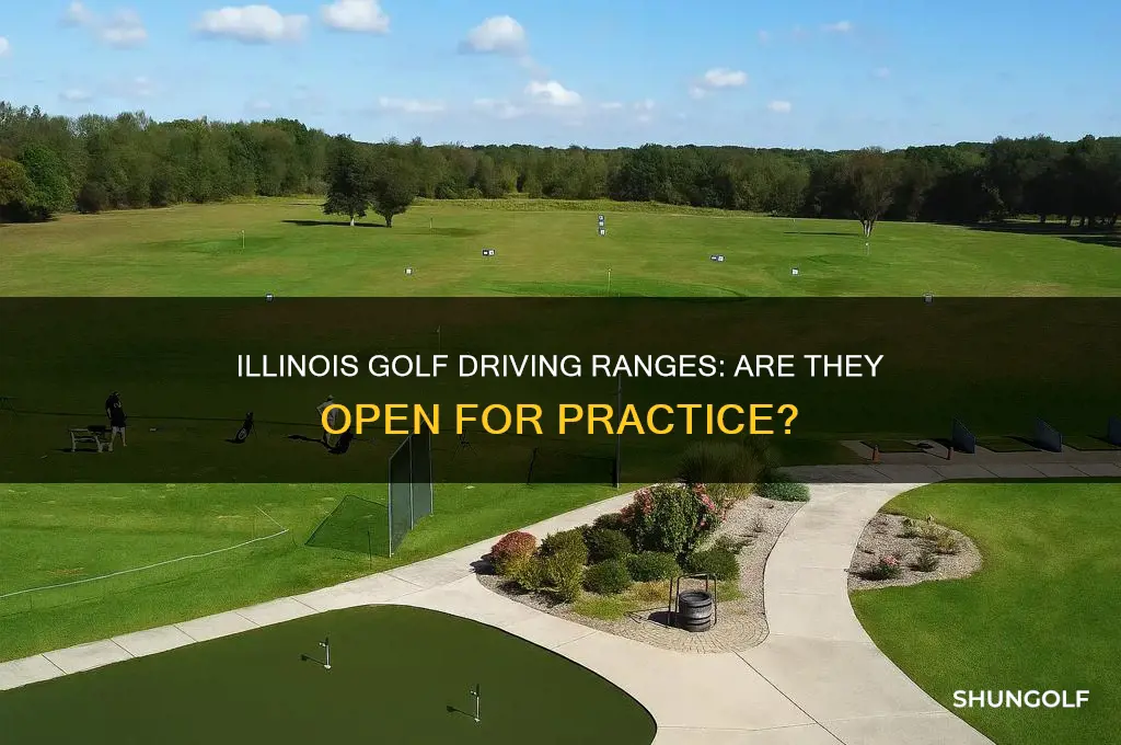 are golf driving ranges open in illinois