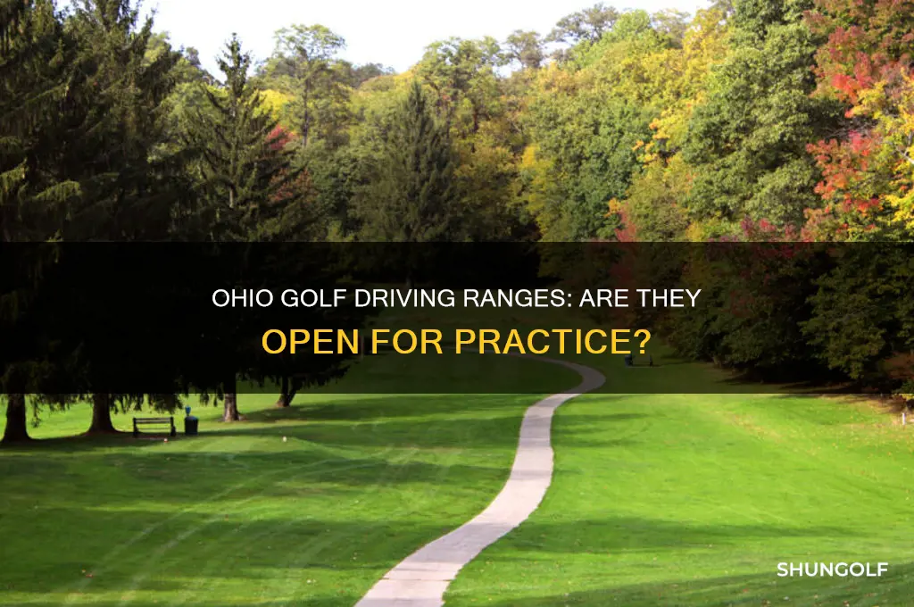 are golf driving ranges open in ohio