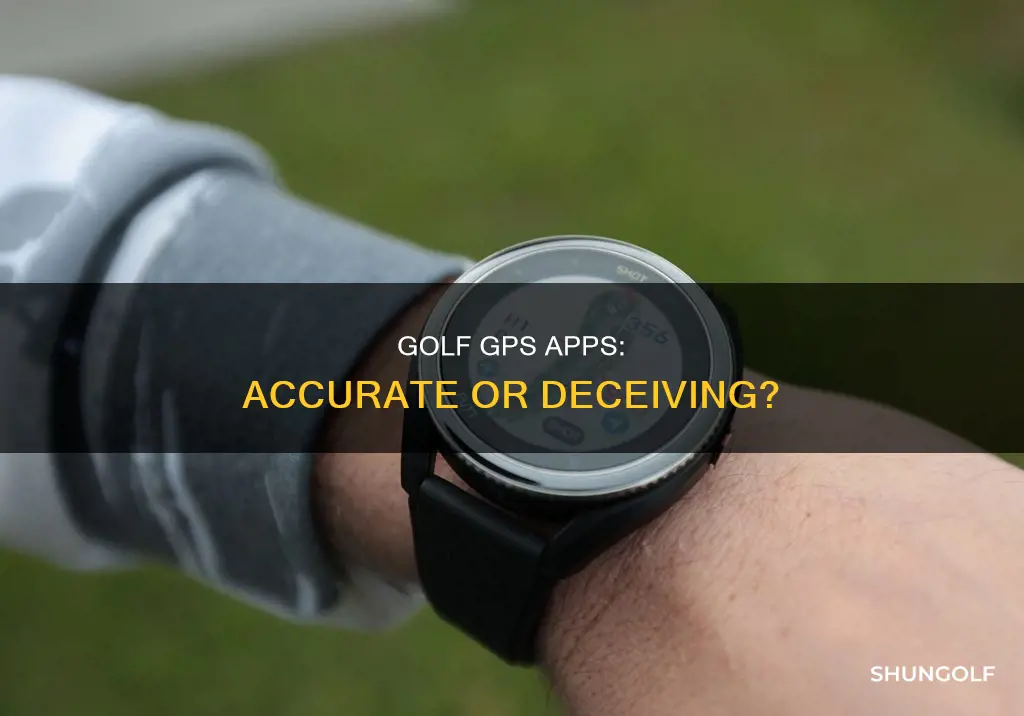 are golf gps apps accurate