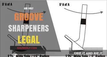 Golf Groove Sharpeners: Legal or Not?