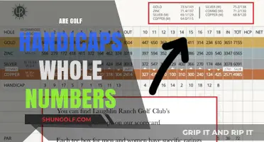 Understanding Golf Handicaps: Are They Always Whole Numbers?