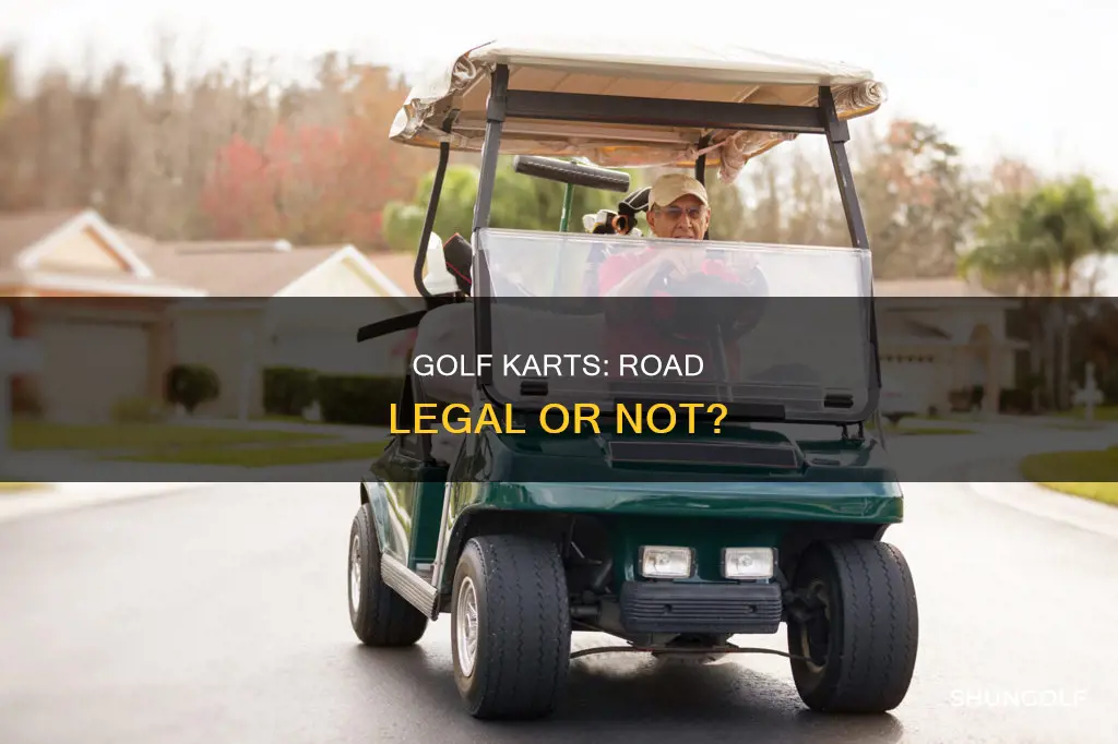 are golf karts road lega