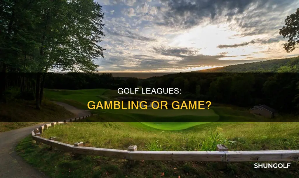 are golf leagues considered gambling