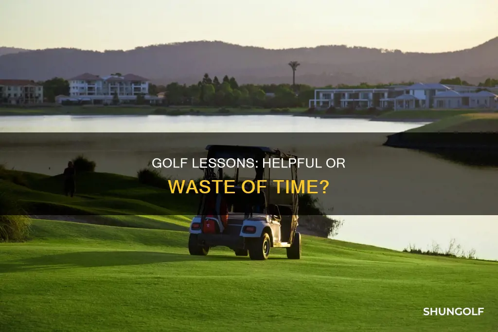 are golf lessons helpful