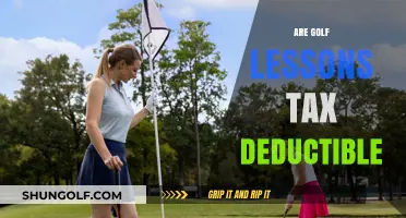 Golf Lessons: Tax Write-off or Not?