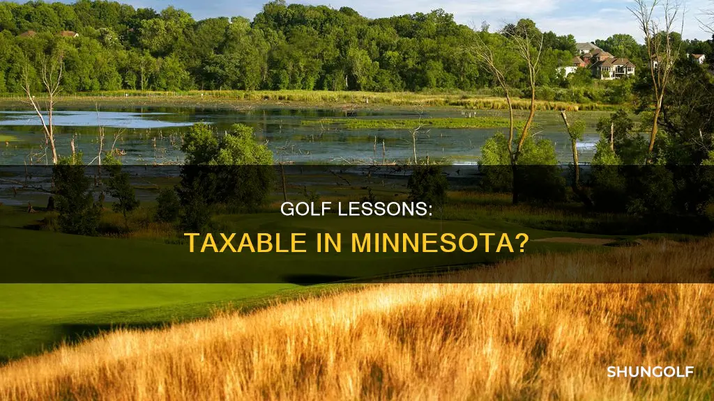 are golf lessons taxable in minnesota