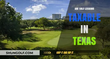 Golf Lessons: Taxable Income in Texas?
