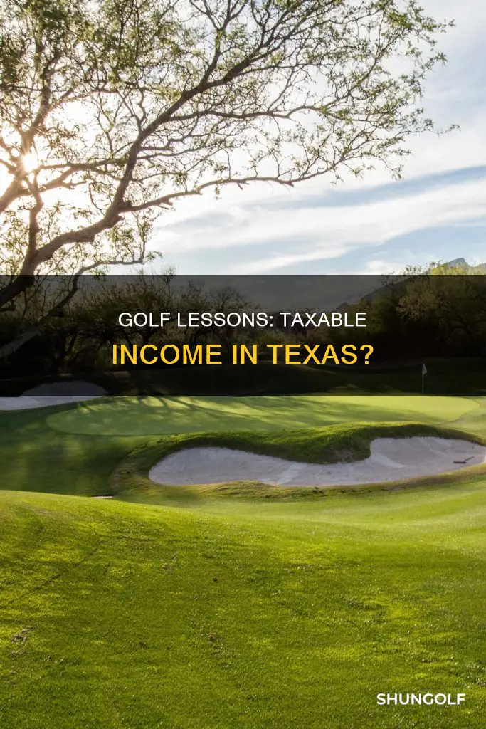 are golf lessons taxable in texas