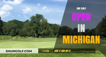 Are Michigan Golf Courses Open? A Guide to Tee Times and Seasons
