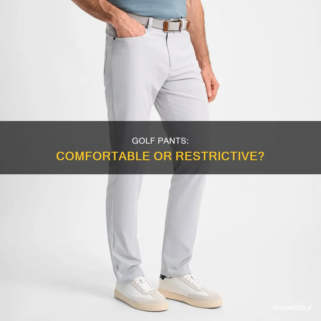 are golf pants comfortable