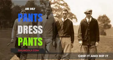 Golf Pants: Dress Pants or Not?