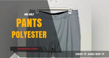Golf Pants: Polyester or Not?