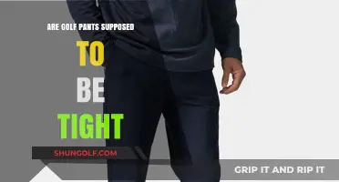 Are Golf Pants Supposed to Be Tight? Fit Guide for Comfort
