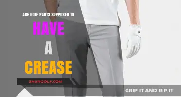 Golf Pants Crease Debate: To Press or Not to Press?