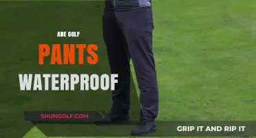 Golf Pants: Waterproof or Not?
