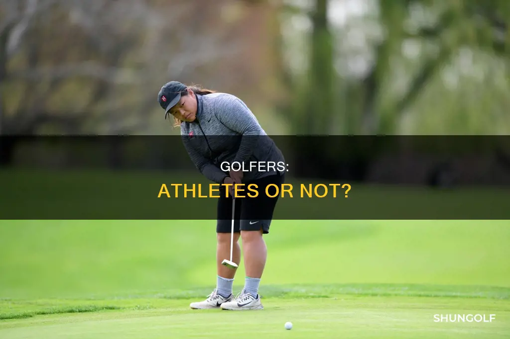 are golf players athletes
