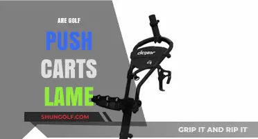 Are Golf Push Carts Lame or a Smart Choice?