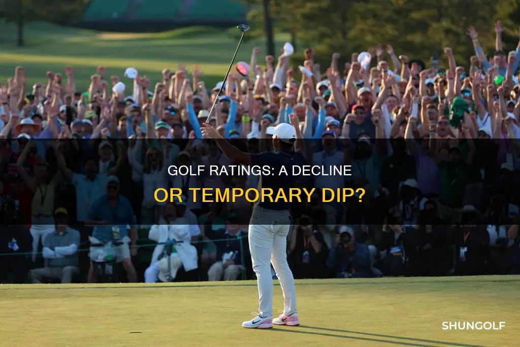 are golf ratings down