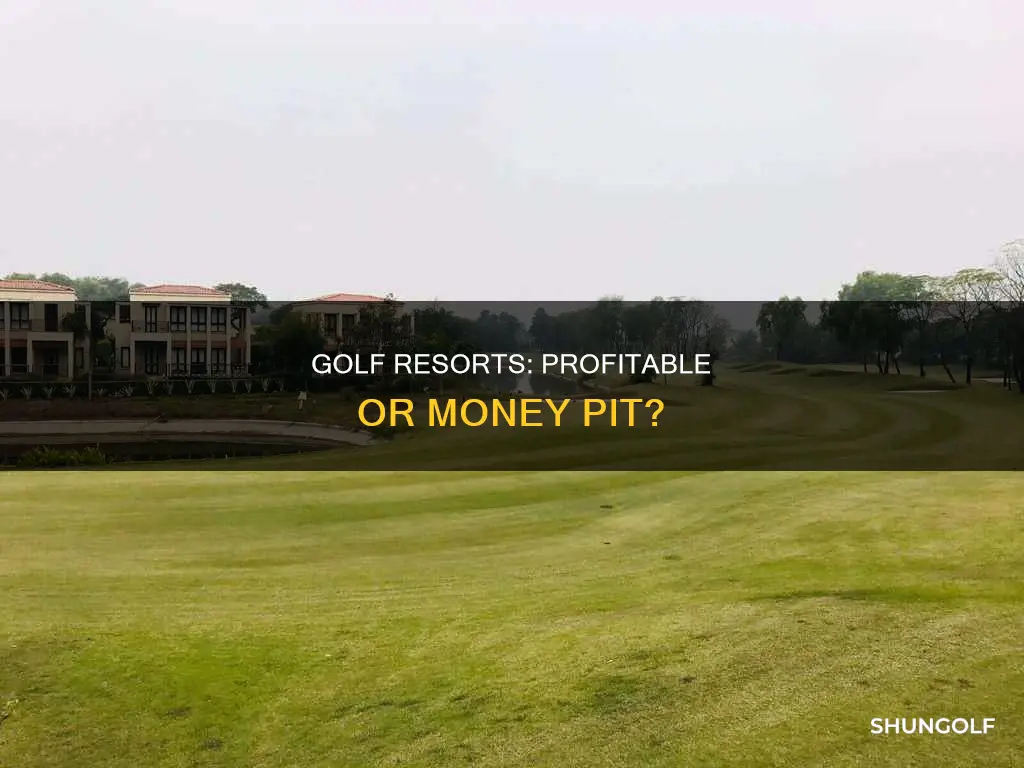 are golf resorts profitable