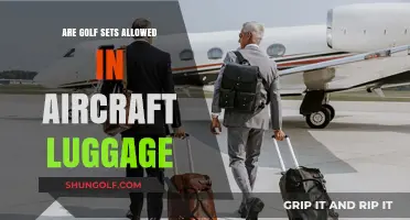 Can You Bring Golf Sets in Aircraft Luggage? Travel Tips