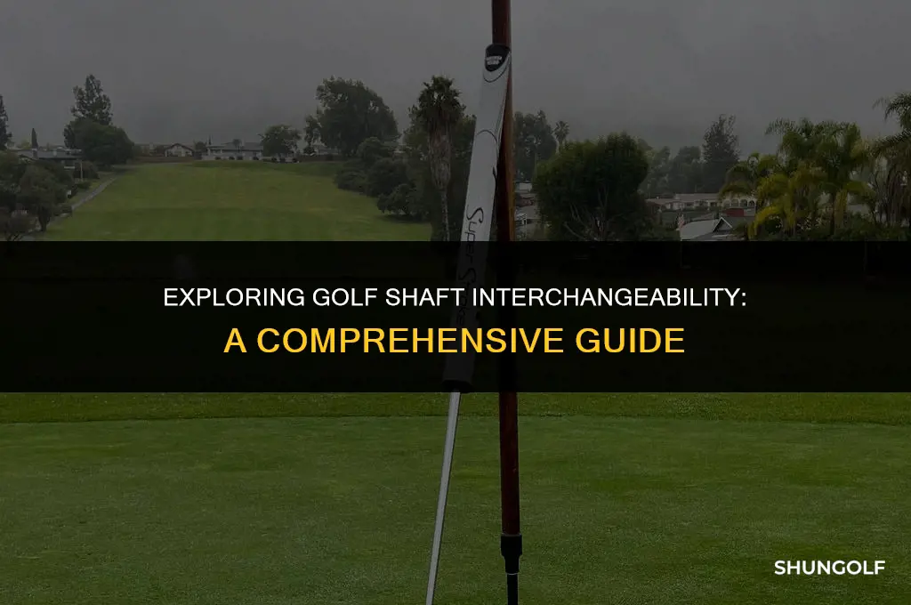 are golf shafts interchangeable