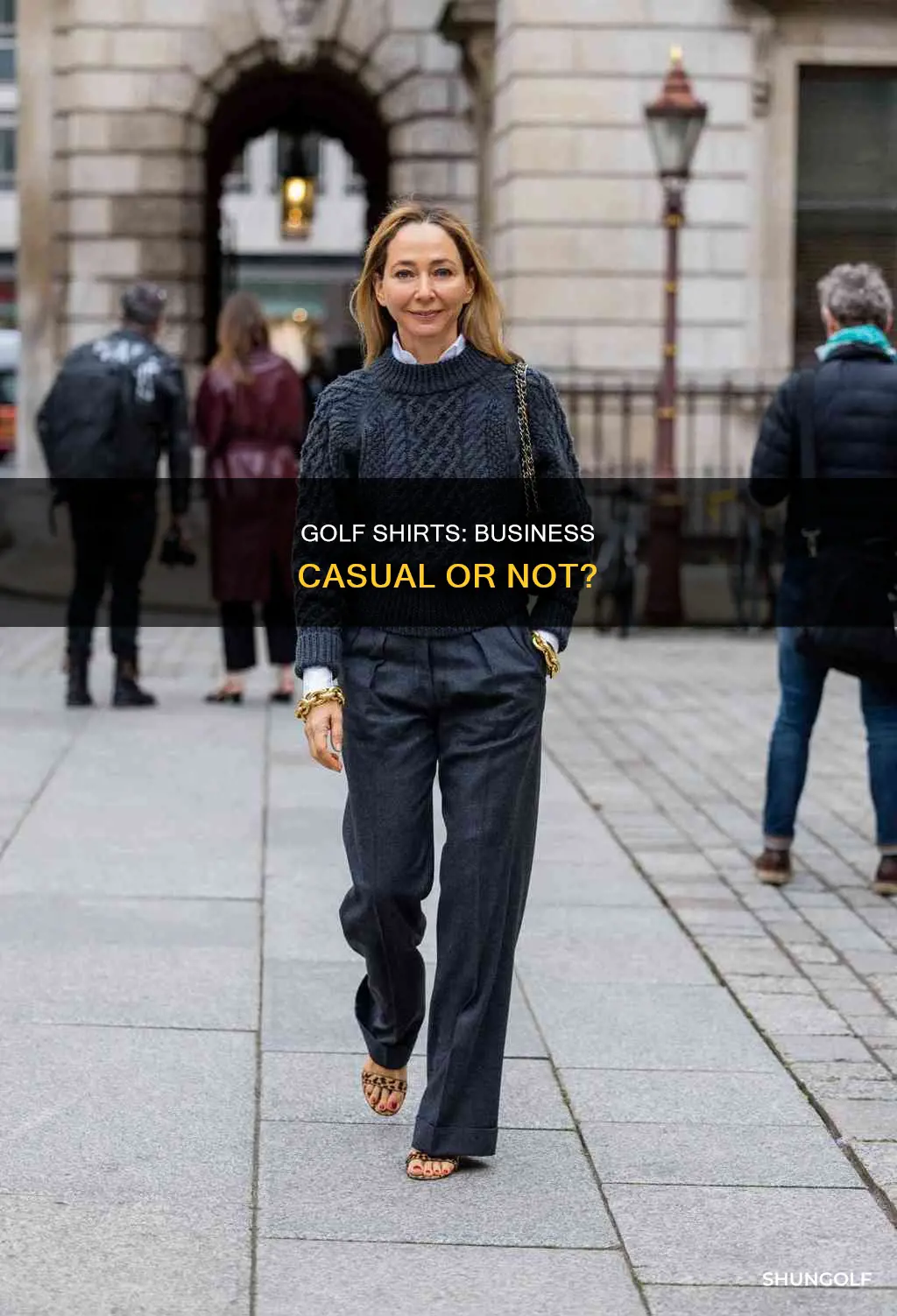 are golf shirts considered business casual