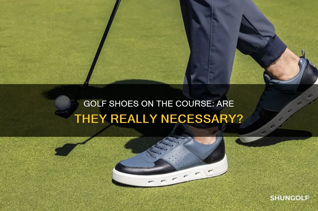 are golf shoes required on a golf course