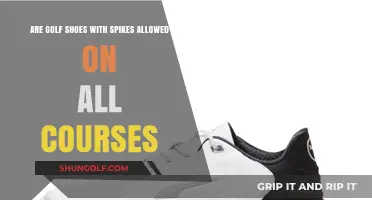 Can Spiked Golf Shoes Be Worn on Every Course?