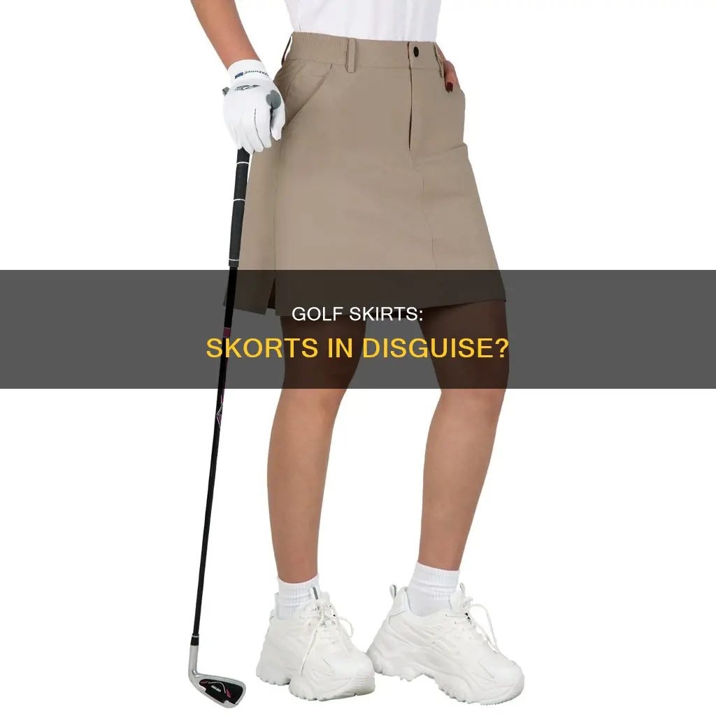 are golf skirts actually skorts