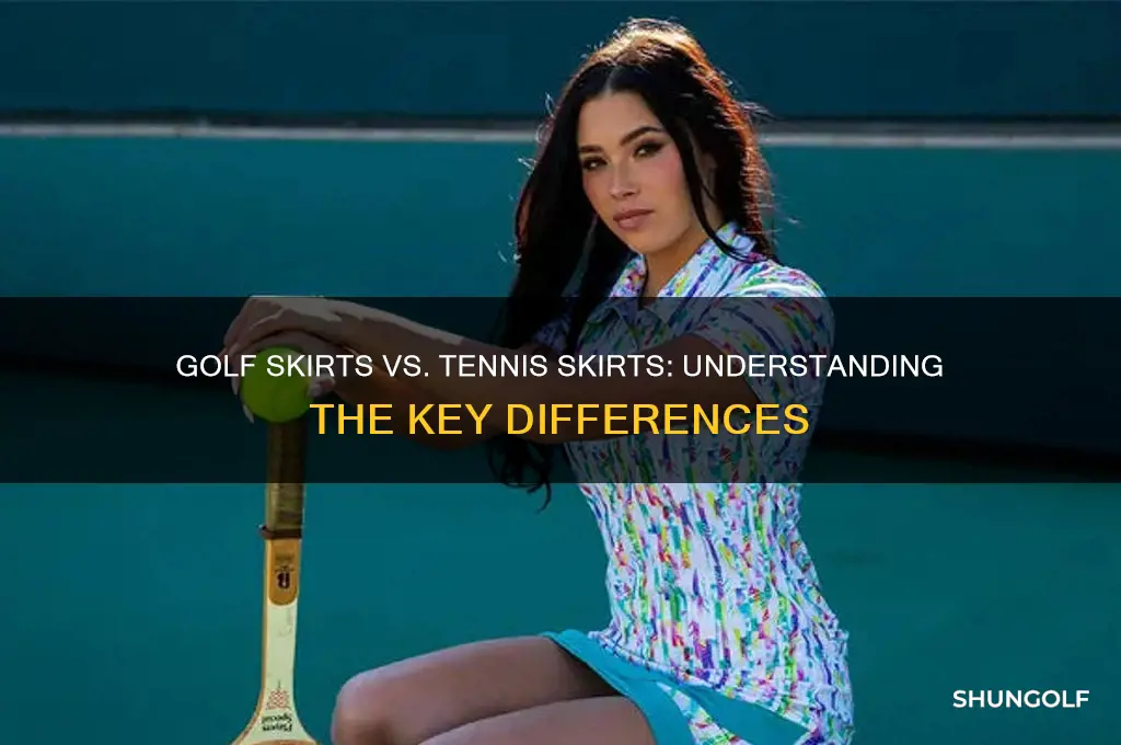 are golf skirts and tennis skirts the same