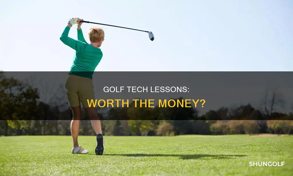 are golf tech lessons worth it