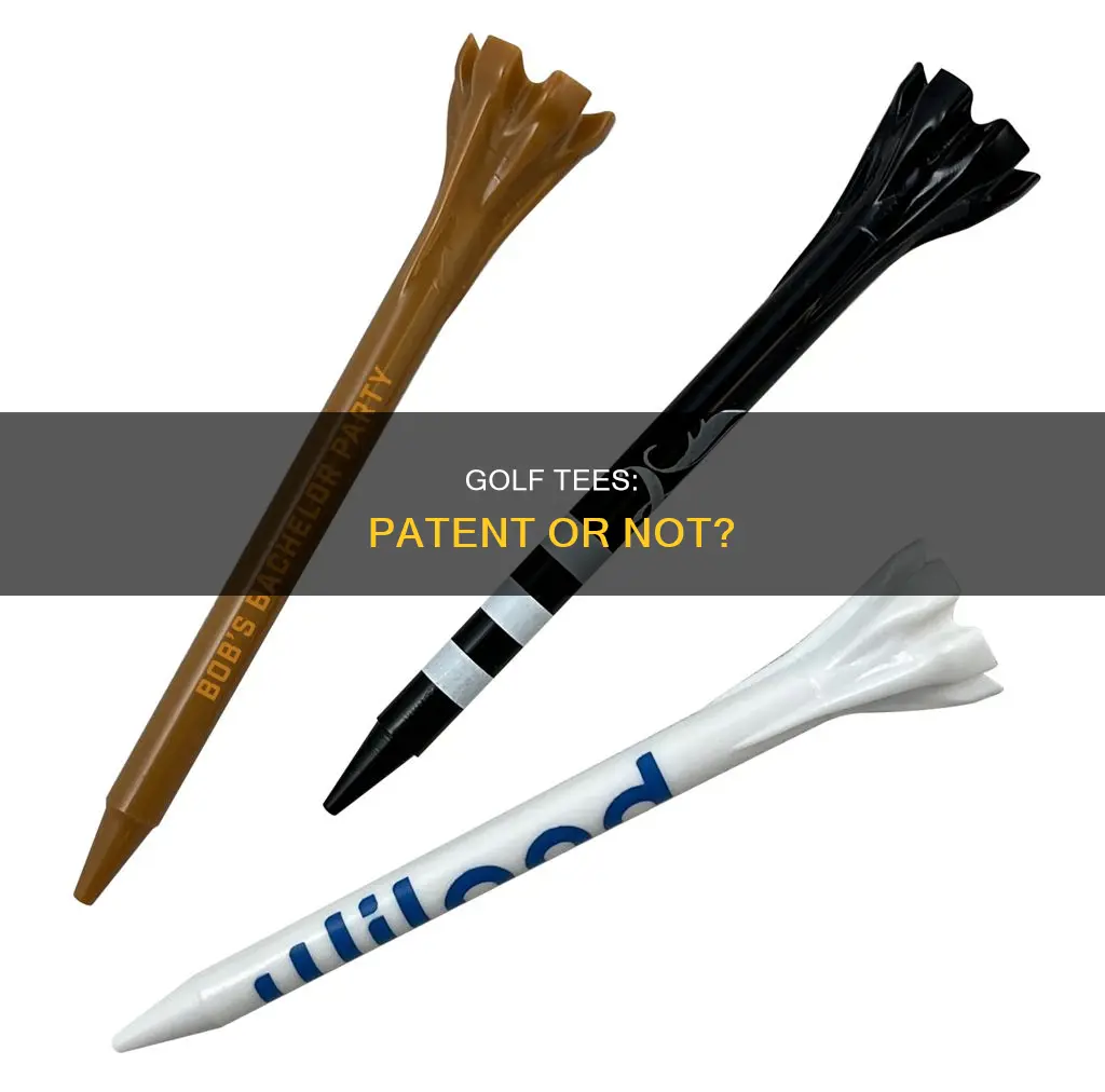 are golf tees patent