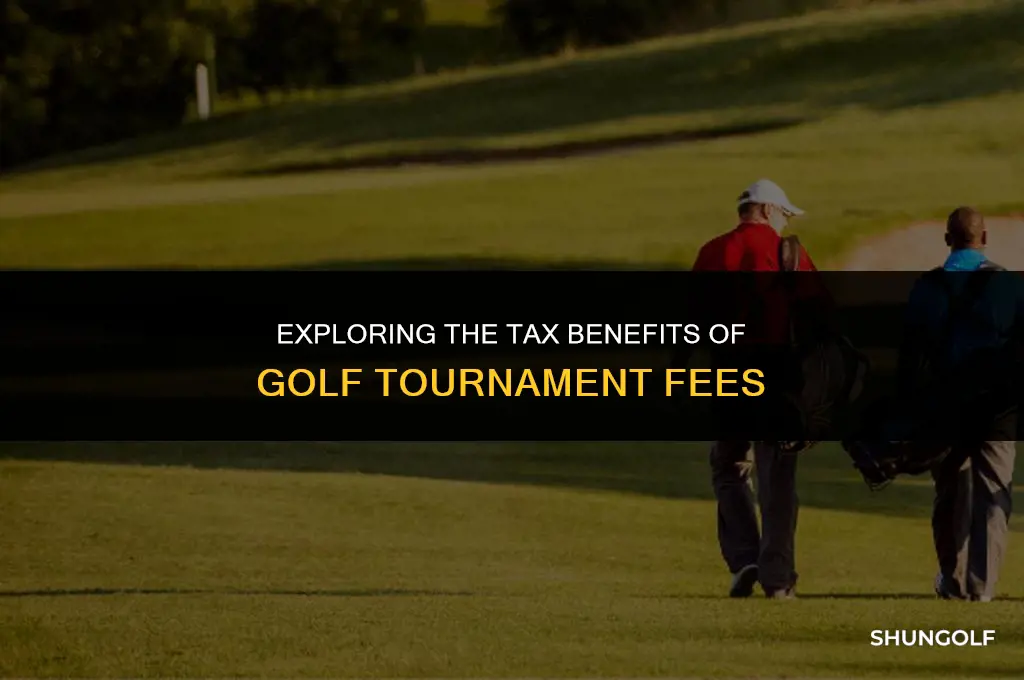 are golf tournament fees tax deductible